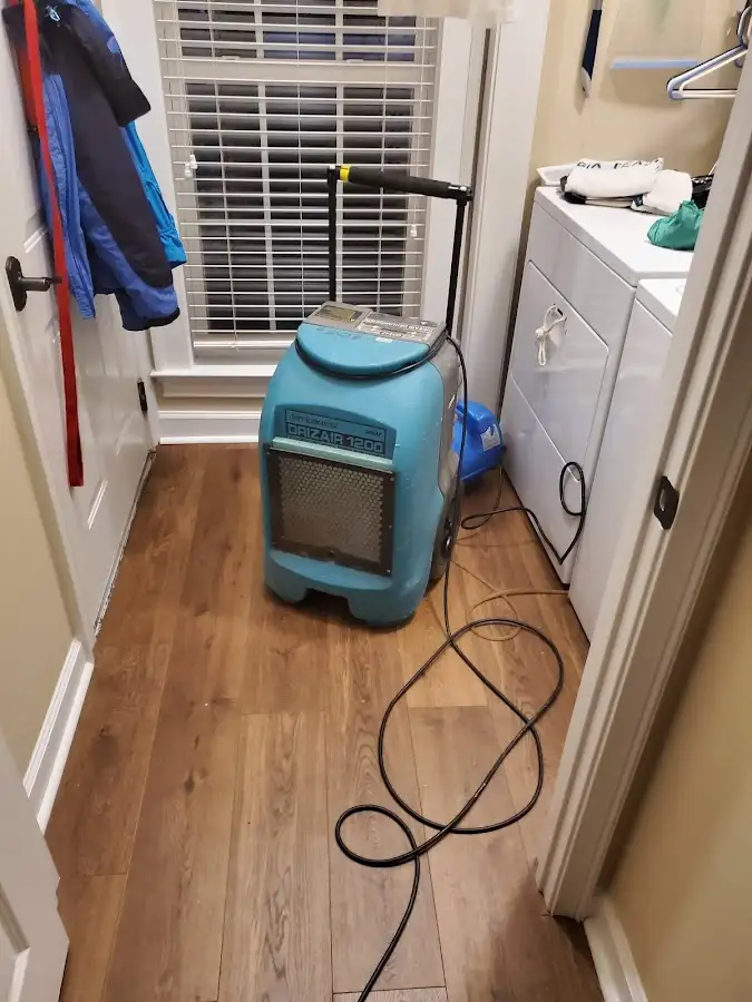 Commercial dehumidifier deployed for Flood Damage Cleanup in Gulfport
