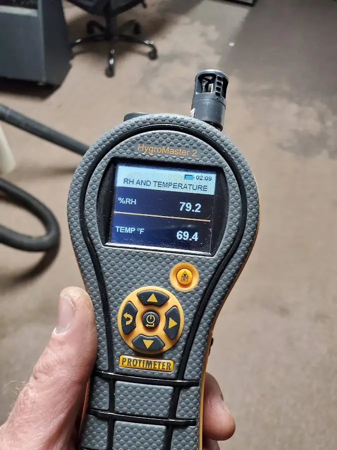 Moisture meter humidity assessment for Mold Remediation & Removal in Gulfport